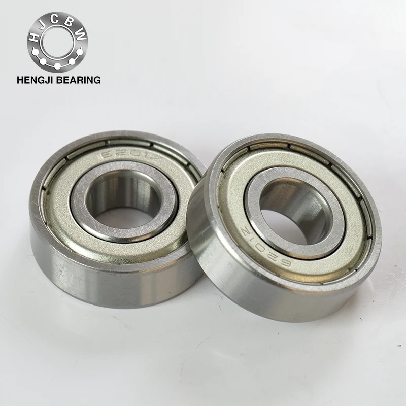 6201Z یاطاقان توپ شیار عمیق با یک شیار حلقه ای ضربه محکم و ناگهانی