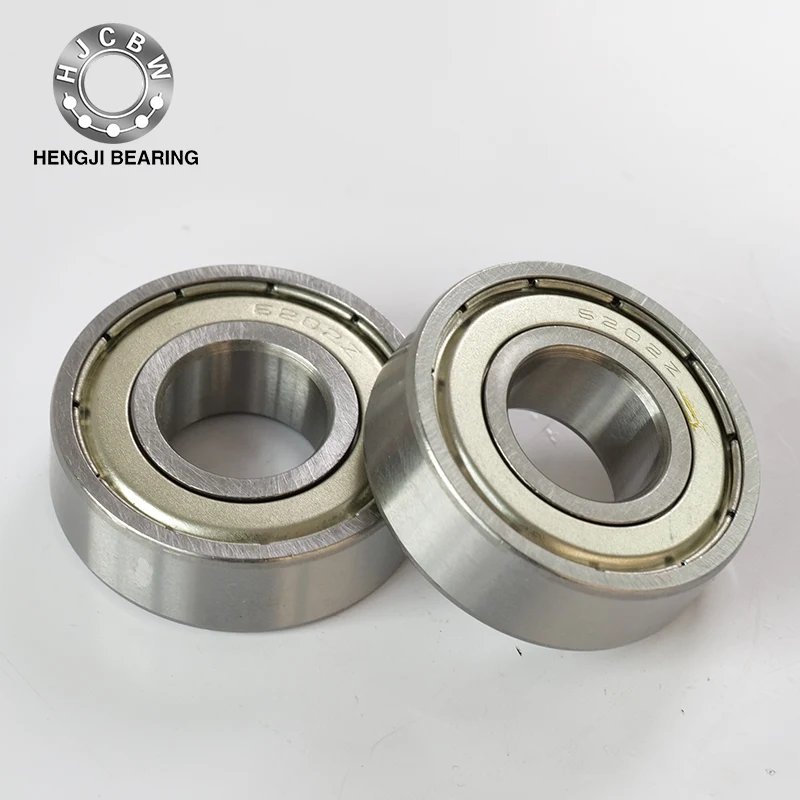 6202Z یاتاقان توپ شیار عمیق تک ردیف با شکافهای پر